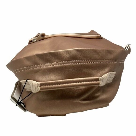 NEW Eastpak Orbit Sleek'r Backpack Pink Leather - Picture 4 of 12